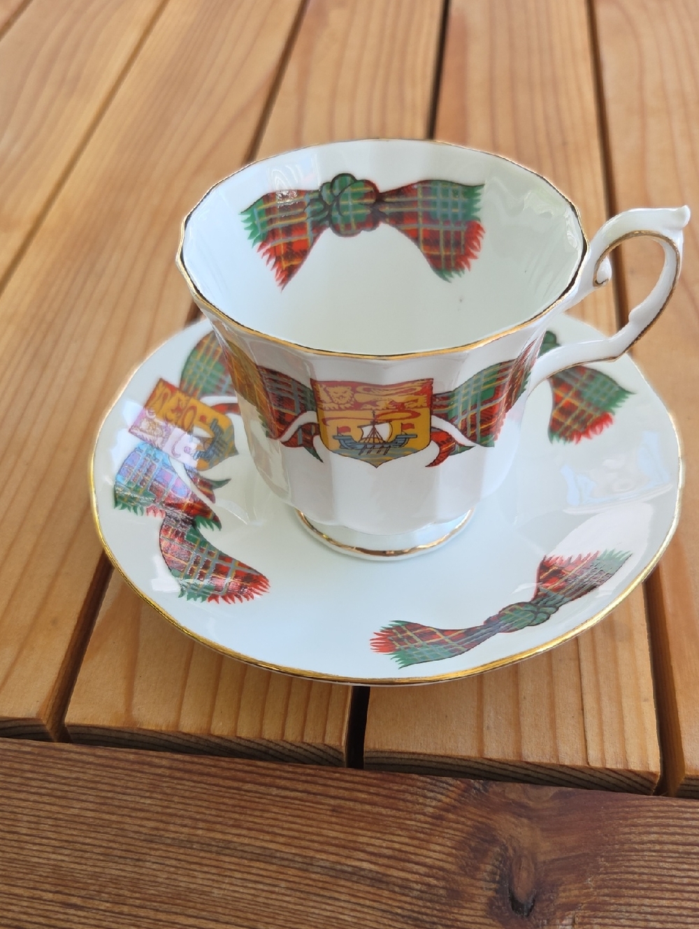 New Brunswick Tartan Teacup
